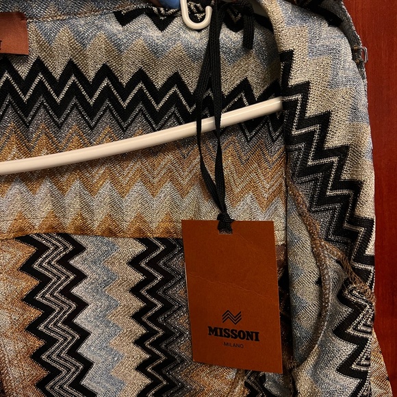 Missoni Multicolor Metallic Slim Fit Long Sleeve Size 42 - Picture 14 of 17